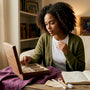 Woman choosing affordable occasion jewelry