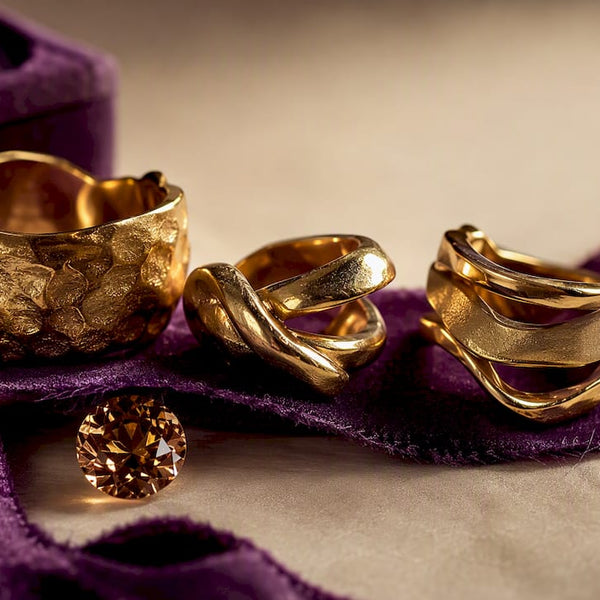 Cropped sculptural gold band details
