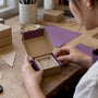 Premium eco-friendly jewelry box with pulp insert