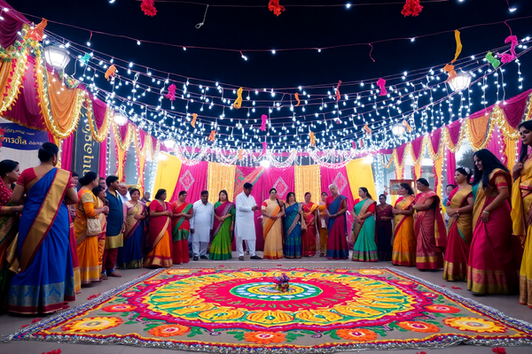 Unspoken Moments of Love: An Indian American Couple’s Serendipitous Encounter at a Cultural Celebration