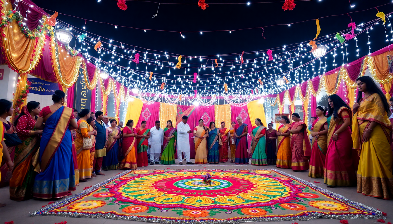 Unspoken Moments of Love: An Indian American Couple’s Serendipitous Encounter at a Cultural Celebration