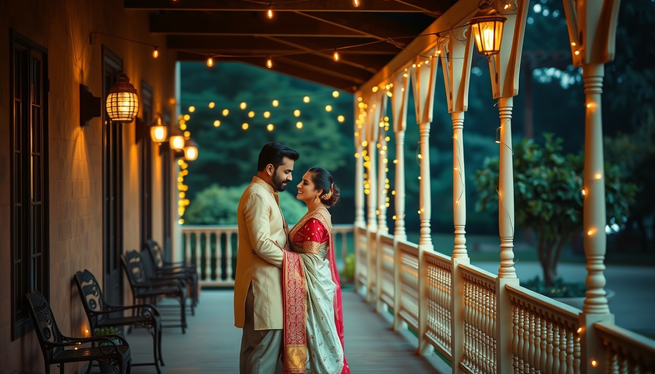 Across the Veranda: An Indian American Love Story Unfolding at a South Asian Social Gathering
