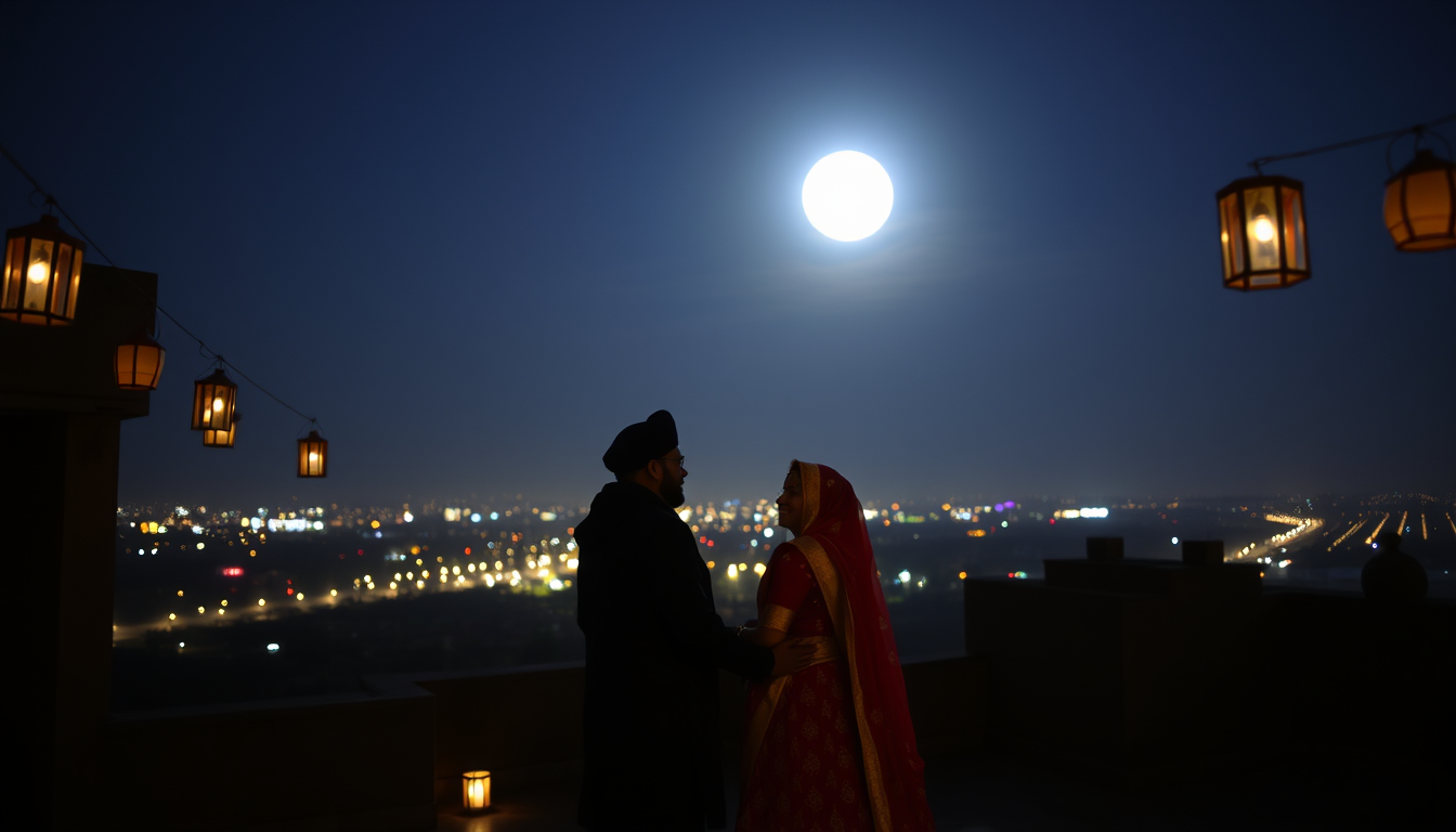 Rooftop Glances and Quiet Promises: Priya and Aarav's Modern Indian American Love Story at a South Asian Social Gathering