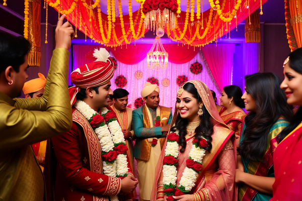 Captivating Moments: How Cultural Celebrations Unfold Modern Indian American Love Stories