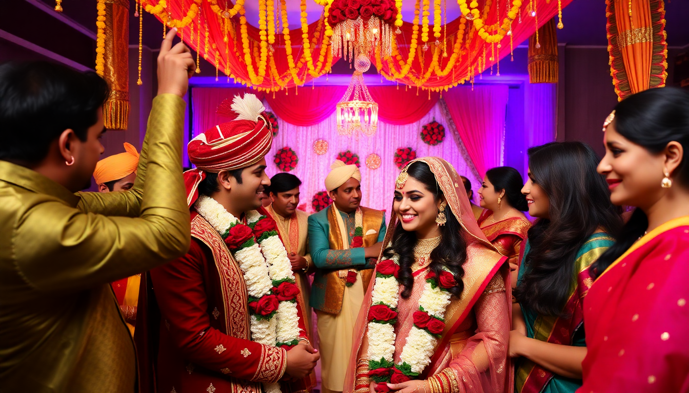 Captivating Moments: How Cultural Celebrations Unfold Modern Indian American Love Stories