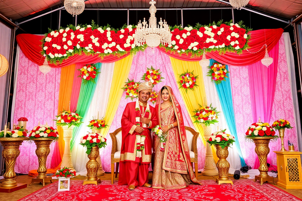 Unfolding Desi Romance at a South Asian Wedding: An Intimate Love Story in Moments