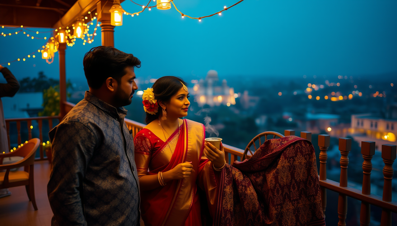 Two Hearts at a South Asian Soiree: An Indian American Love Story Told in Quiet Moments
