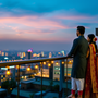 Rooftop Confidences: A Modern Indian American Desi Romance at a South Asian Social Gathering