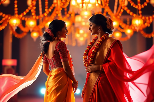 The Moment Between Two Hearts: A Modern Indian American Love Story at a South Asian Social Gathering