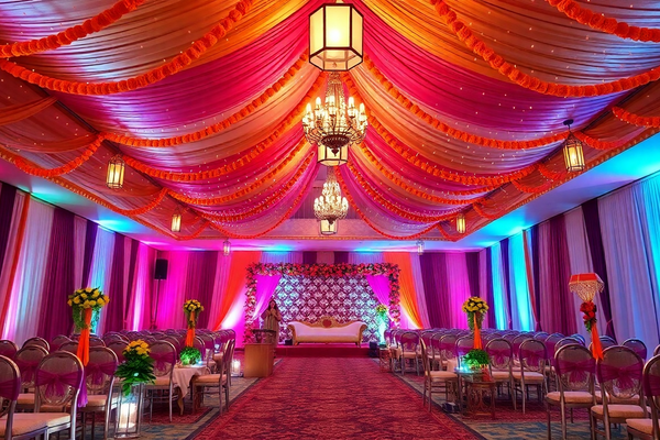 Weaving Hearts: A Modern Indian American Love Story at a South Asian Wedding Reception