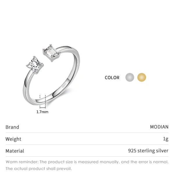 Sparkling Clear Ring