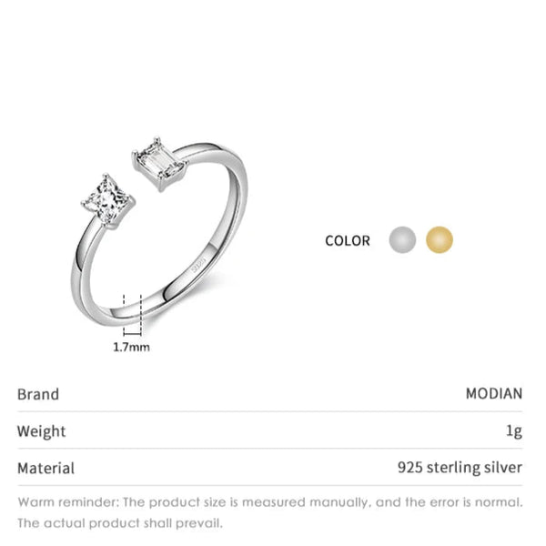 Sparkling Clear Ring