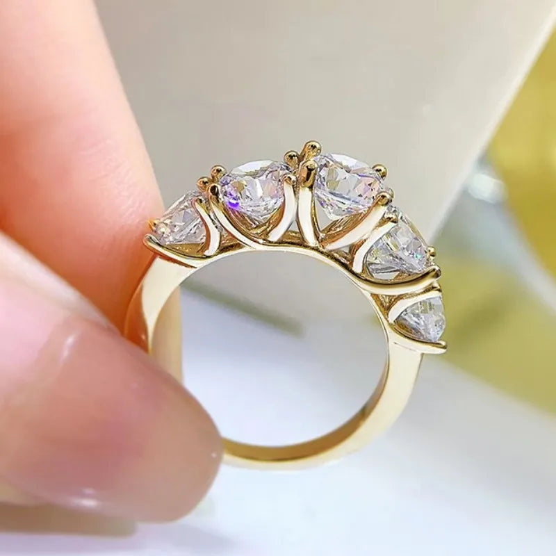 5-Stone Diamond Wedding Ring