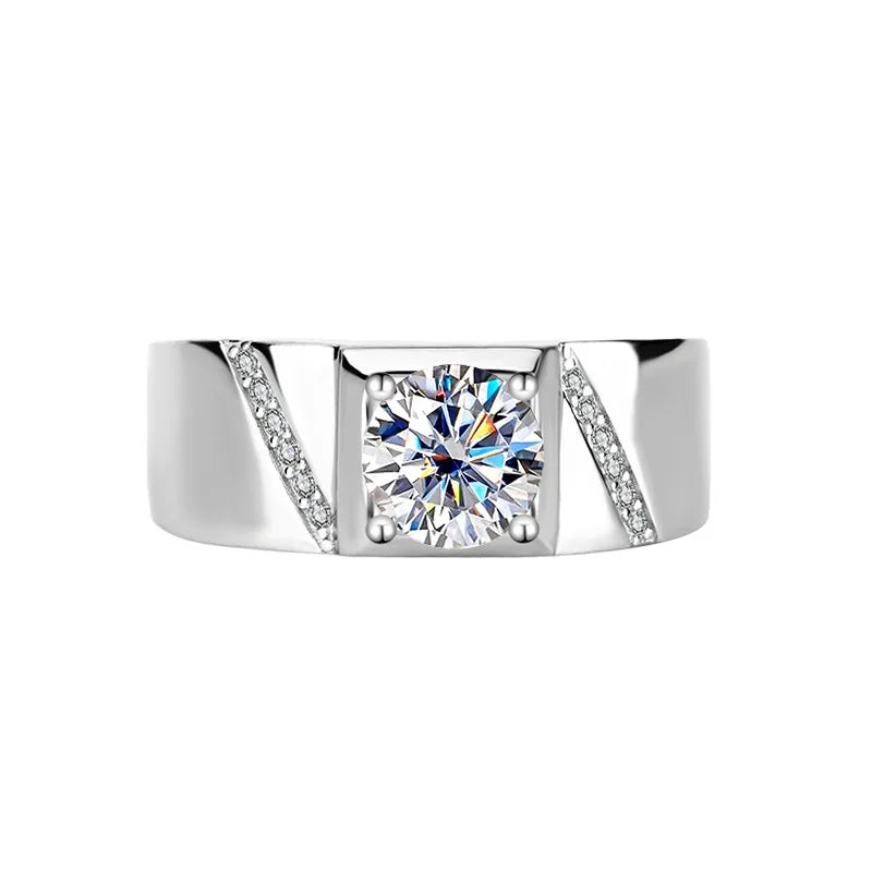 Full Moissanite Wedding Band 5 ct