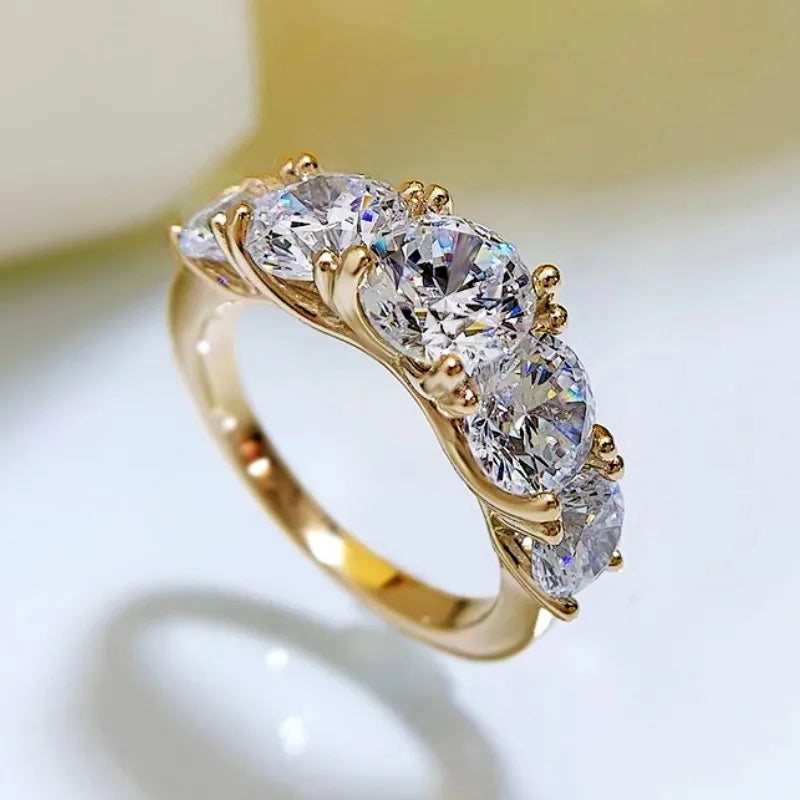 5-Stone Diamond Wedding Ring
