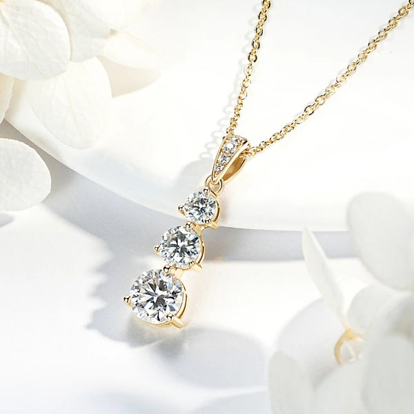 Three Stone Necklace