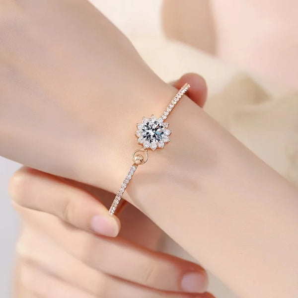 Delicate Sunflower Bracelet
