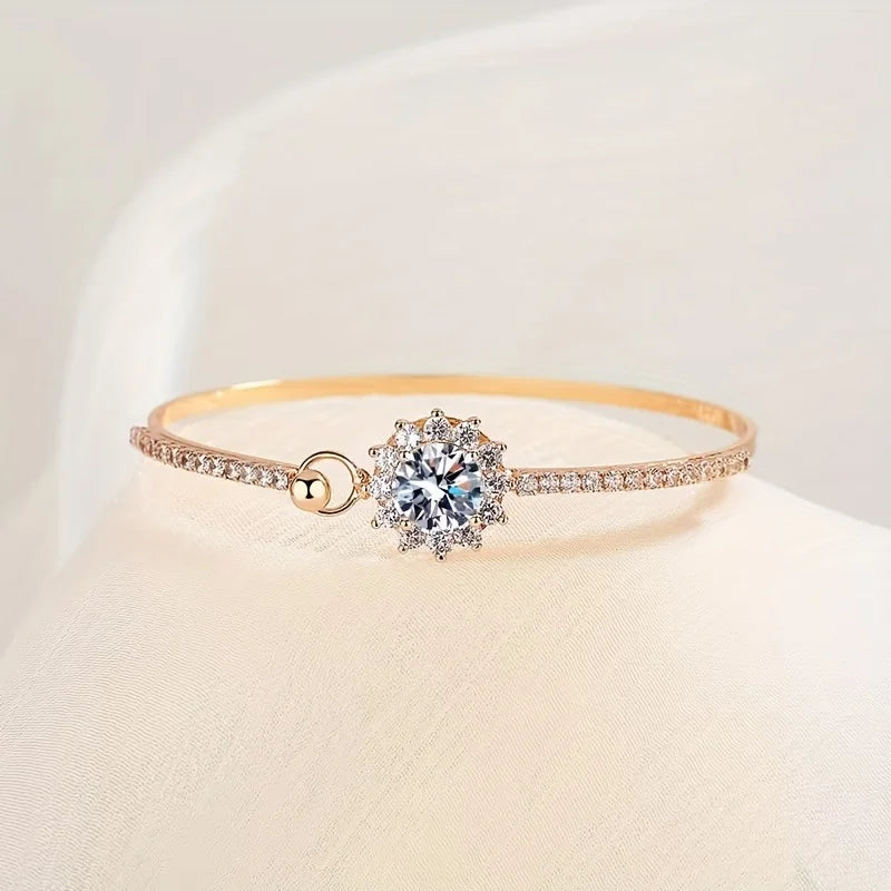Delicate Sunflower Bracelet