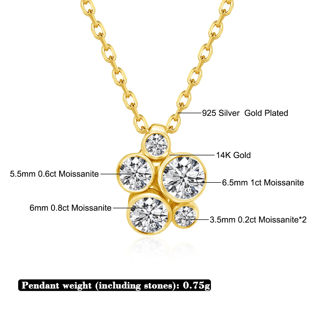Lab Diamond Pendant
