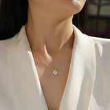 Moissanite Diamond Necklace 