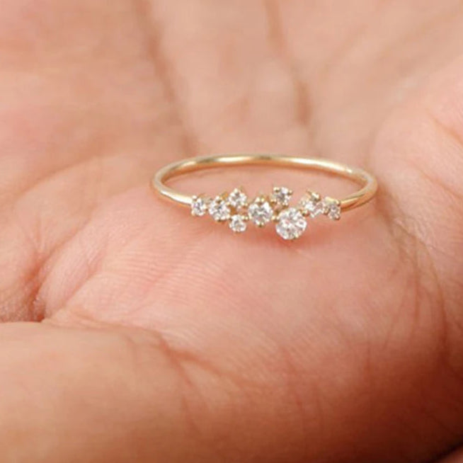 Ponte Tresa Ring 0.10ct, 0.06ct, 0.025ct,  0.015ct