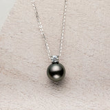 Tahitian Pearl Necklace Diamond