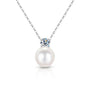 White Pearl Pendant Necklace