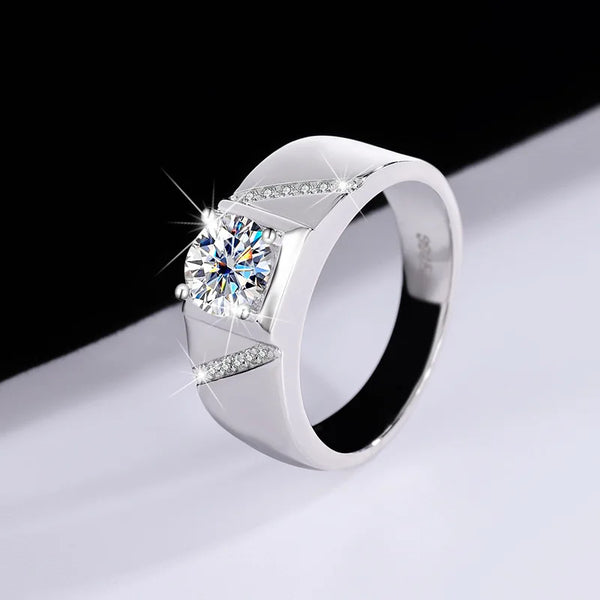Full Moissanite Wedding Band 5 ct