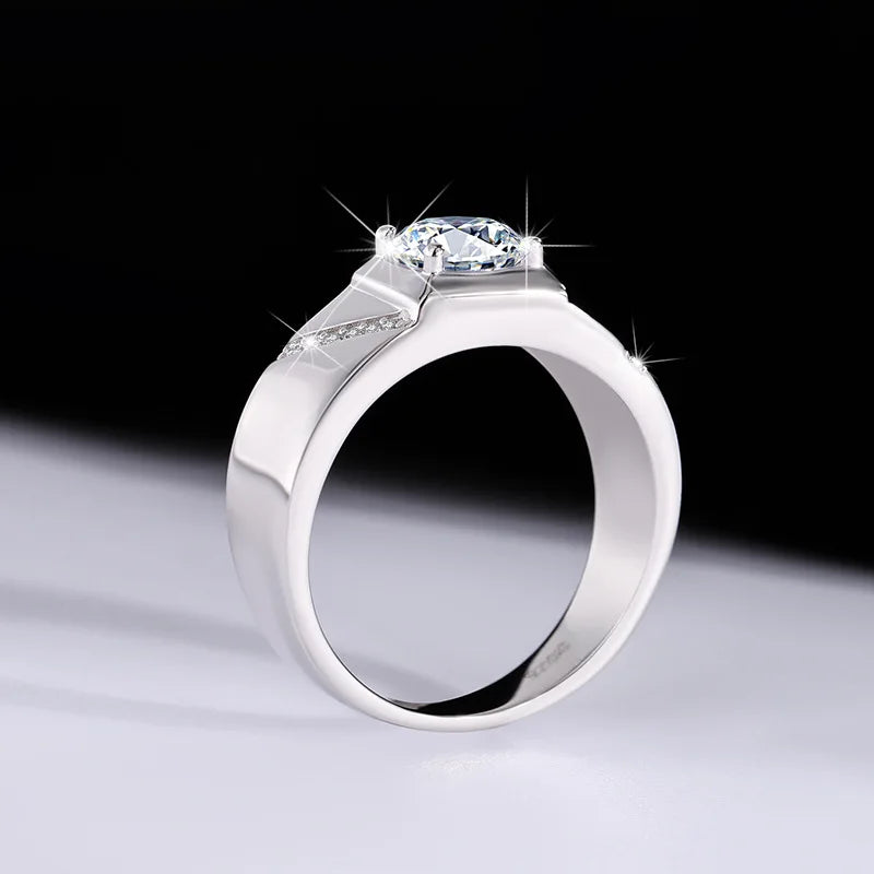 Full Moissanite Wedding Band 5 ct