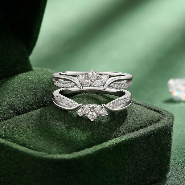 Moissanite Crown Designed Ring