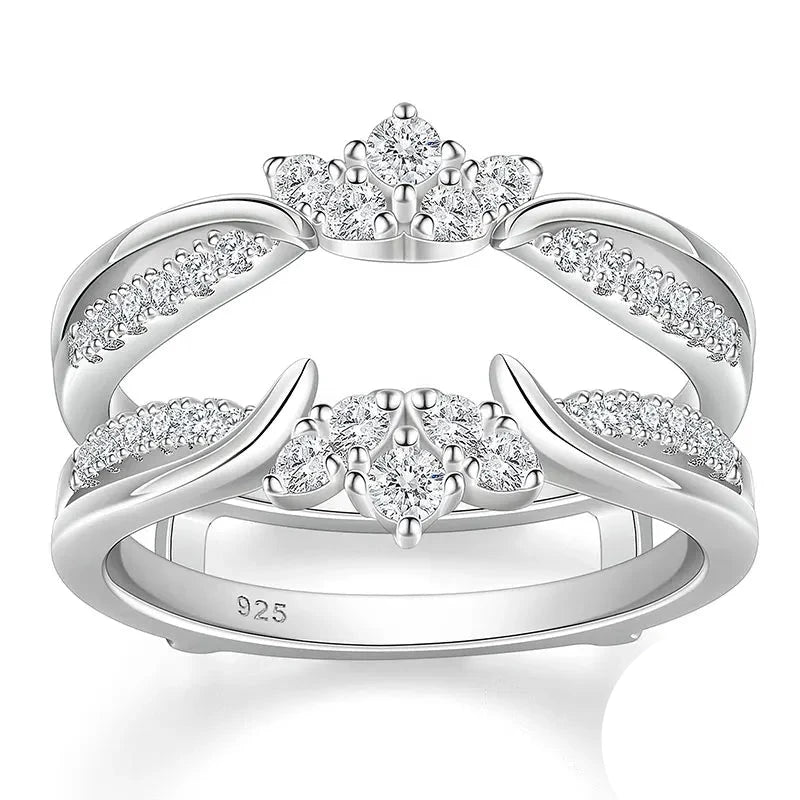 Moissanite Crown Designed Ring