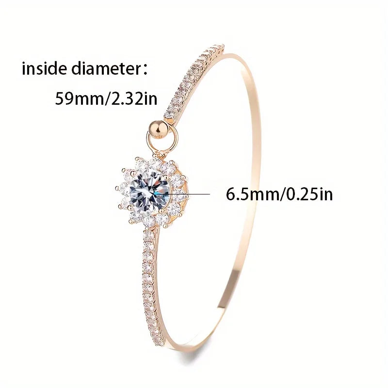 Delicate Sunflower Bracelet
