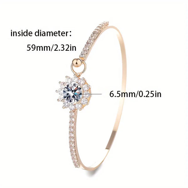 Delicate Sunflower Bracelet
