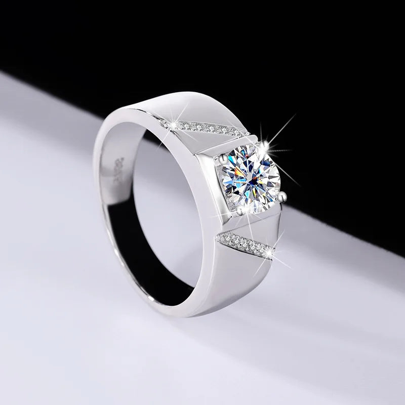 Full Moissanite Wedding Band 5 ct