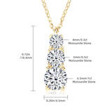 Three Stone Necklace