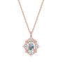Oval-Cut Colorless Moissanite Necklace