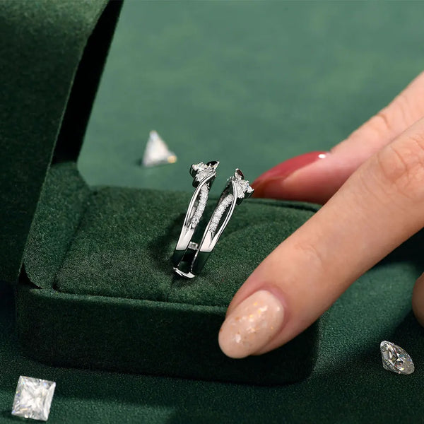 Moissanite Crown Designed Ring