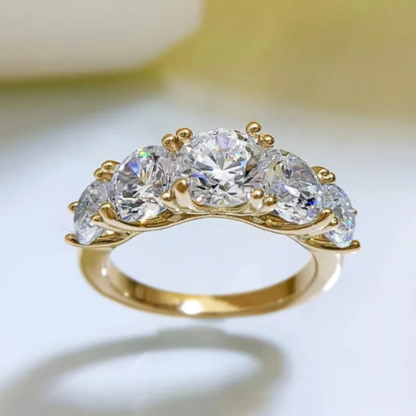 5-Stone Diamond Wedding Ring
