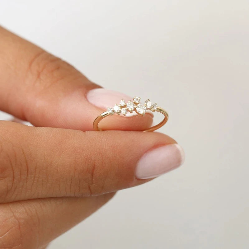 Ponte Tresa Ring 0.10ct, 0.06ct, 0.025ct,  0.015ct