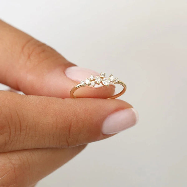 Ponte Tresa Ring 0.10ct, 0.06ct, 0.025ct,  0.015ct