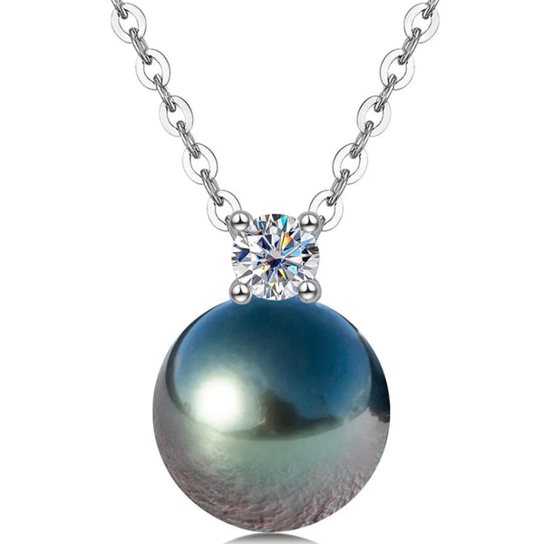Tahitian Pearl Necklace Diamond
