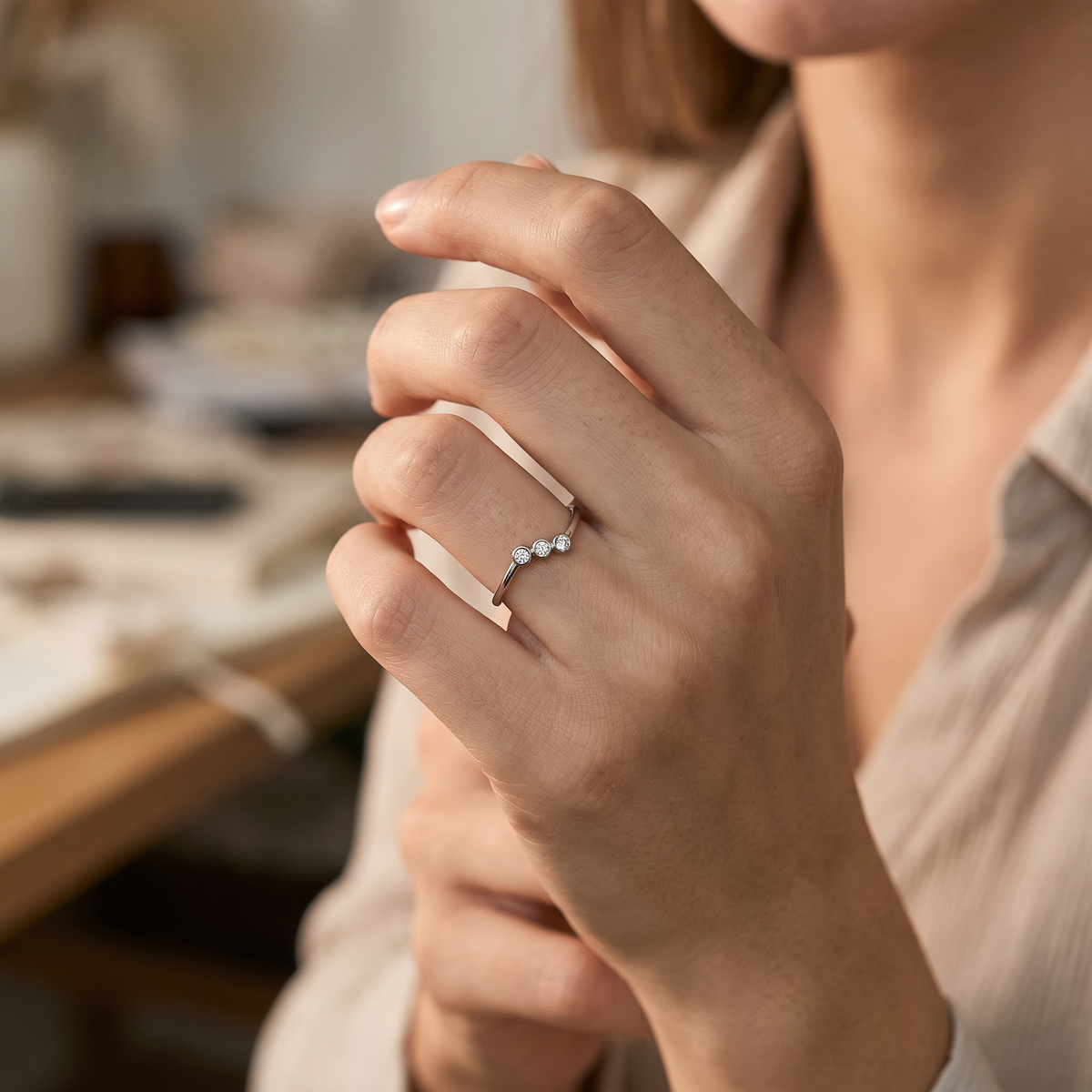 Splügen Stackable Ring
