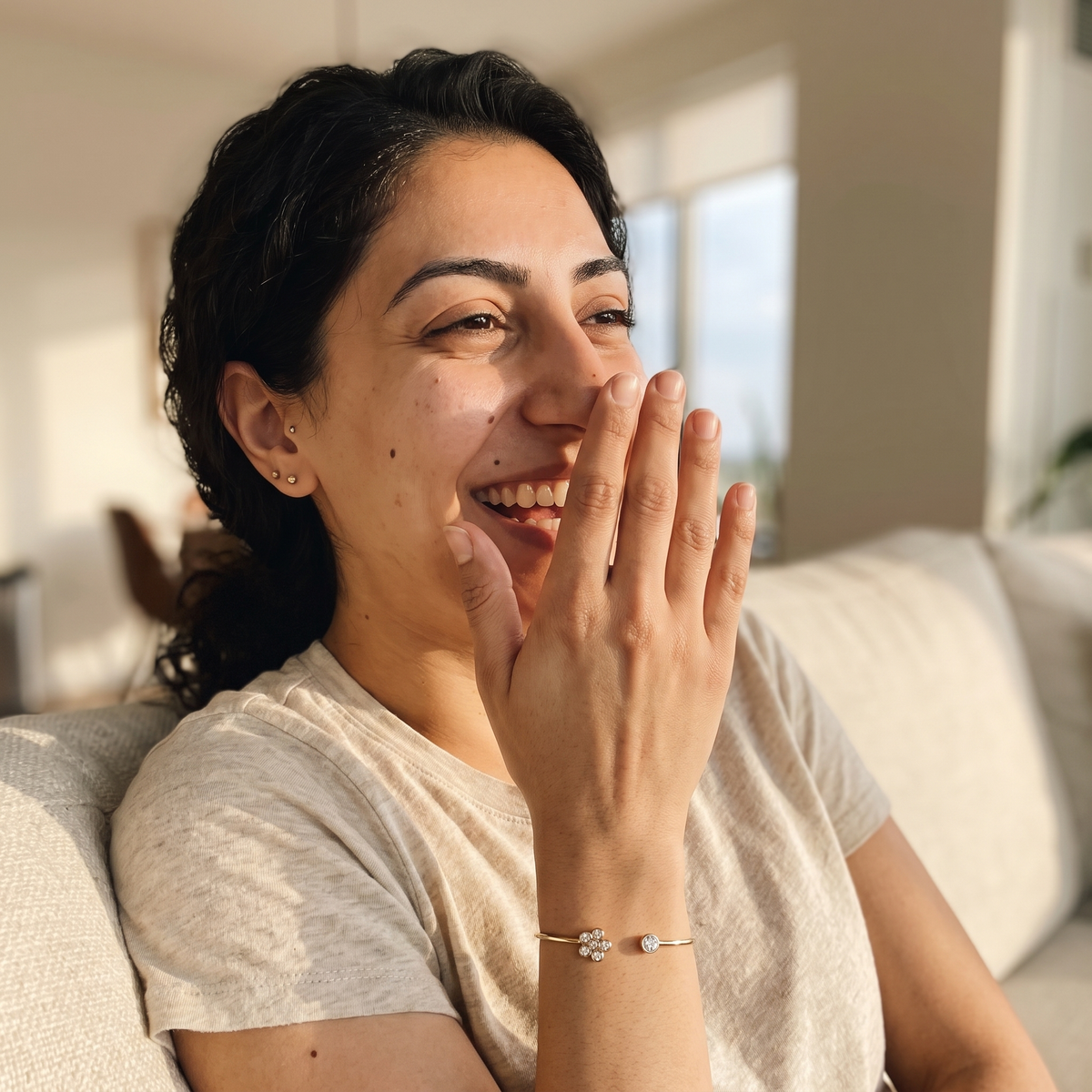 Andeer Bracelet worn by model