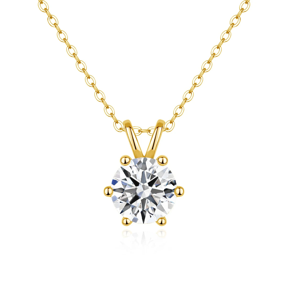 Appenzell Necklace by Meri Jaan — lab-grown moissanite necklace, product photo