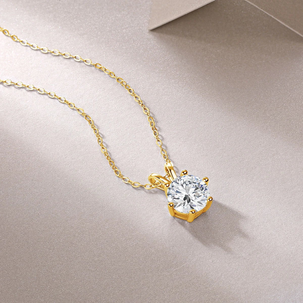 Appenzell Necklace by Meri Jaan — lab-grown moissanite necklace, product photo
