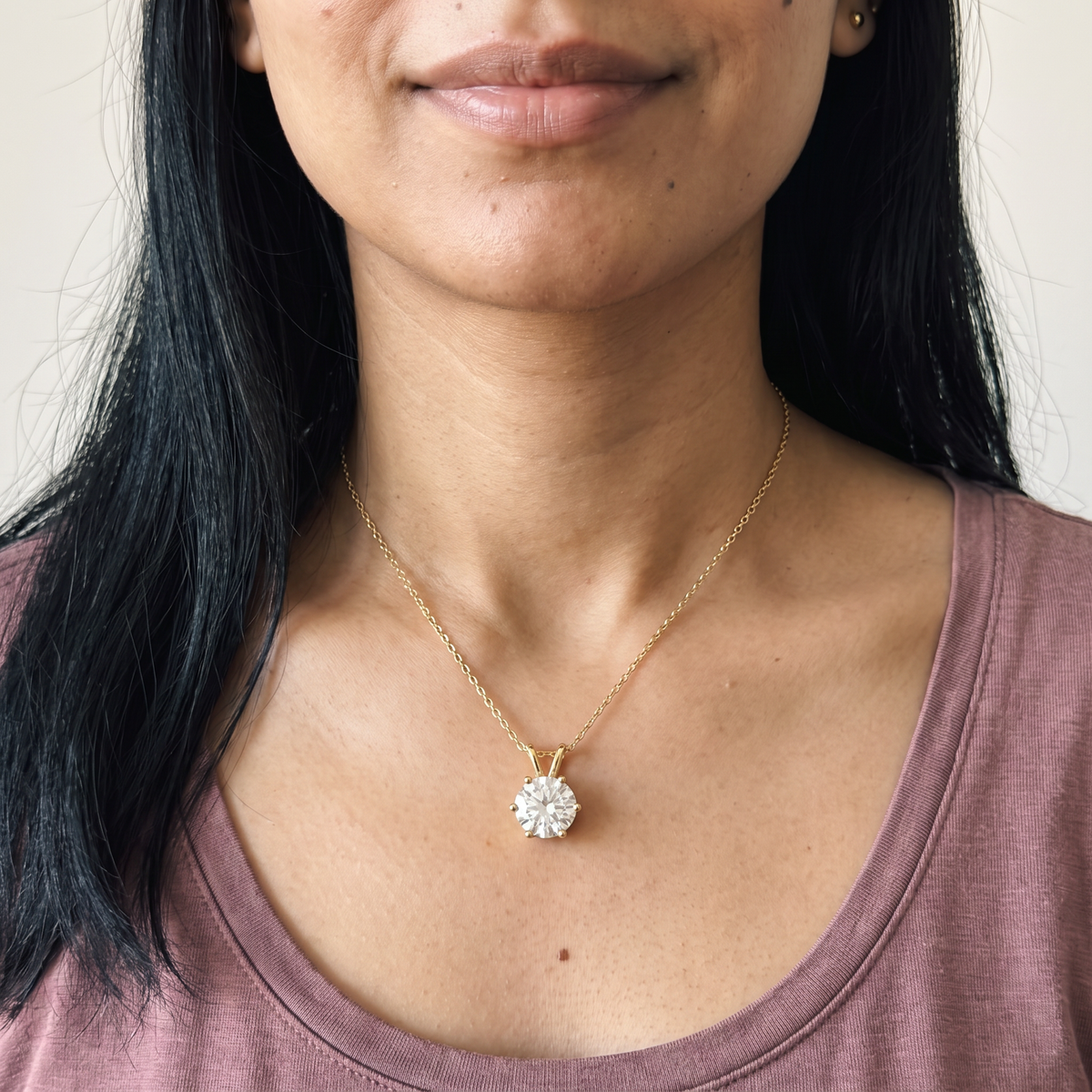Appenzell Necklace worn by model