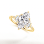 Asco Ring by Meri Jaan — lab-grown moissanite ring, product photo