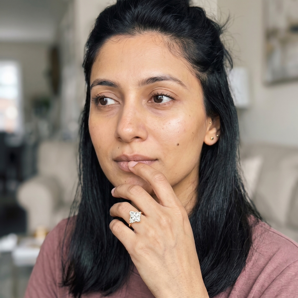 Asco Ring worn by model