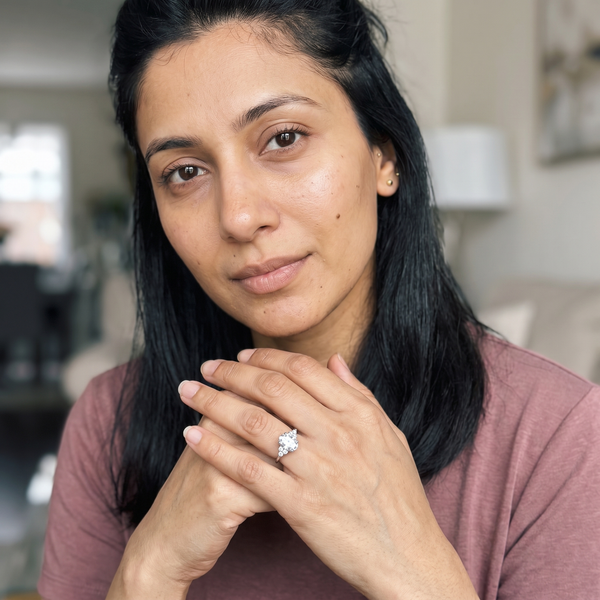 Avers Ring worn by model