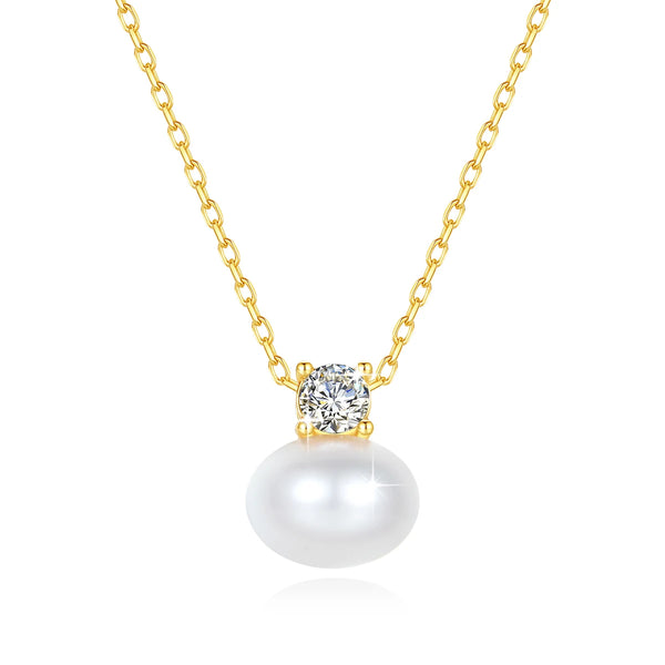 Baden Necklace by Meri Jaan — lab-grown moissanite necklace, product photo